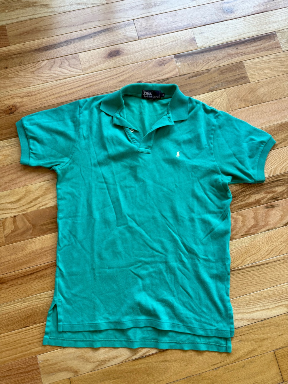 Polo by Ralph Lauren Teal Green Short-Sleeve Mesh Polo